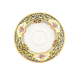 Набор блюдец Falkenporzellan Opal Cobald Gold 15см