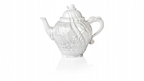 Сервиз чайный Meissen Лебединый сервиз, белый рельеф  №3 на 6 персон 21 предмет