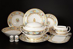 Столовый сервиз на 6 персон Vienna Blue Gold