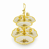 Менажница Fiori Gold 35*h44см