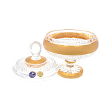 Конфетница с крышкой Crystal Heart 25 см, 45143