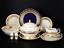 Столовый сервиз на 6 персон Agadir Cobalt Gold