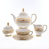 Чайный сервиз на 6 персон C-CREAM 9320 GP