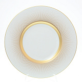 Блюдо круглое Falkenporzellan Rio white gold 33 см
