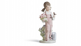 Фигурка Lladro Весна 19х8 см, фарфор