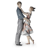 Фигурка Lladro Счастливая встреча 14х30 см, фарфор