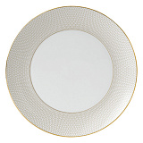 Тарелка для пасты Wedgwood Джио Голд 25 см, фарфор