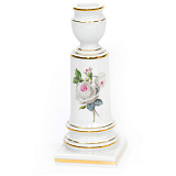 Подсвечник Meissen 14 см Белая роза