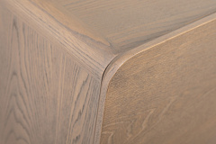 Тумба под телевизор Smooth шпон ясеня Garda Decor 