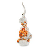 Фигурка Meissen Дракон 29,5 см, Йорг Даниэльчик, фарфор, оранжевый