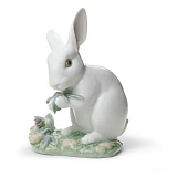 Фигурка Lladro Кролик 10x15 см, фарфор