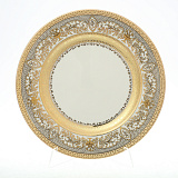 Набор тарелок на 6 персон Falkenporzellan Cream Majestic Gold 27см
