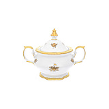 Чайный сервиз на 6 персон Queen's Crown Золотая роза