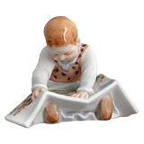 Фигурка Meissen Ребенок с книжкой 7 см, фарфор