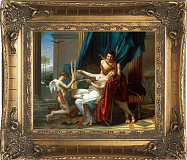 Картина "Античная история" 20*25см + багет №14