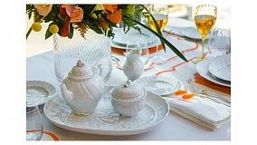 Сервиз чайный Meissen Лебединый сервиз, белый рельеф  №3 на 6 персон 21 предмет