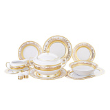 Столовый сервиз на 6 персон White Gold 9320