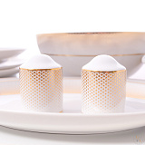 Столовый сервиз на 6 персон Rio White Gold (Deluxe Shape)