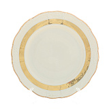 Набор салатников Thun Мария Луиза золотая лента Ivory 19 см