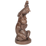 Фигурка Meissen 41см Три обезьяны. Ничего не вижу, ничего не слышу, ничего никому не скажу (лим.вып.