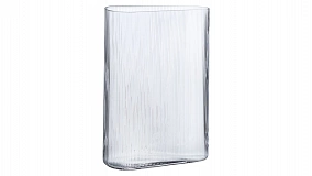 Ваза Nude Glass Туман 38 см, стекло хрустальное