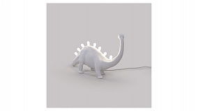 Настольная лампа Seletti Бронтозавр USB 49х17 h31 см, смола