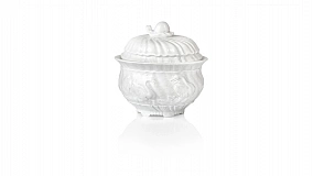 Сервиз чайный Meissen Лебединый сервиз, белый рельеф  №3 на 6 персон 21 предмет