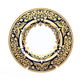 Набор тарелок на 6 персон Falkenporzellan Natalia cobalt gold 28.5см