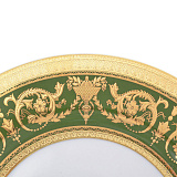 Набор тарелок Falkenporzellan Imperial Green Gold 21см