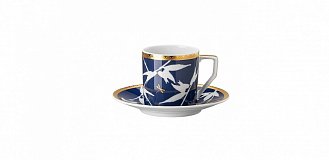 Чайный набор на 6 персон 70мл "Турандот синий", Rosenthal Heritage