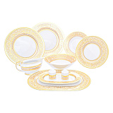 Столовый сервиз на 6 персон Diadem White Creme Gold (без супника)