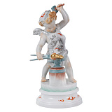 Фигурка Meissen Купидон Кузнец 21 см, фарфор