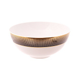 Набор салатников Falkenporzellan Deluxe Shape - Rio Black Gold 21см