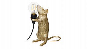 Настольная лампа Seletti Мышь стоит USB 6x13 см, h14 см