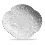 Блюдо овальное Meissen Лебединый сервиз Белый бисквит 15 см, фарфор