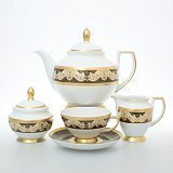 Чайный сервиз на 6 персон Belvedere Combi BLACK Gold