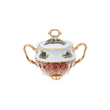 Кофейный сервиз на 6 персон Repast Охота красная Мария-тереза