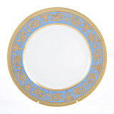 Блюдо круглое Falkenporzellan C-Imperial Blue Gold 32см