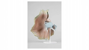 Фигурка Lladro Рыбка Бетта смотрит направо 36х31х30 см, фарфор